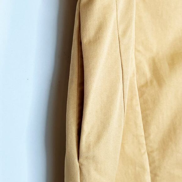 & Other Stories Fitted Button Wrap Mini Dress Dusty Yellow NWOT - Picture 5 of 13